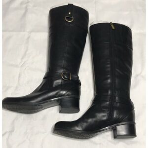 Bandolino Black leather boots. Great condition.